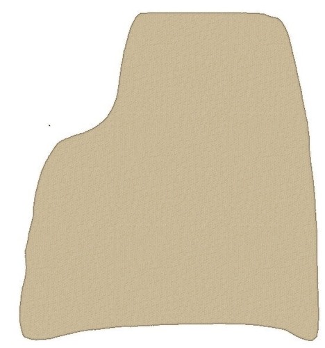 Velour beige fußmatten - beige,